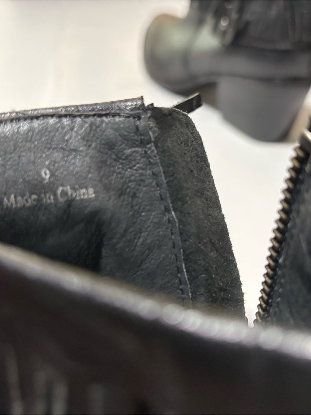 Free People Black Fringe Ankle Boots - Picture 11 of 11